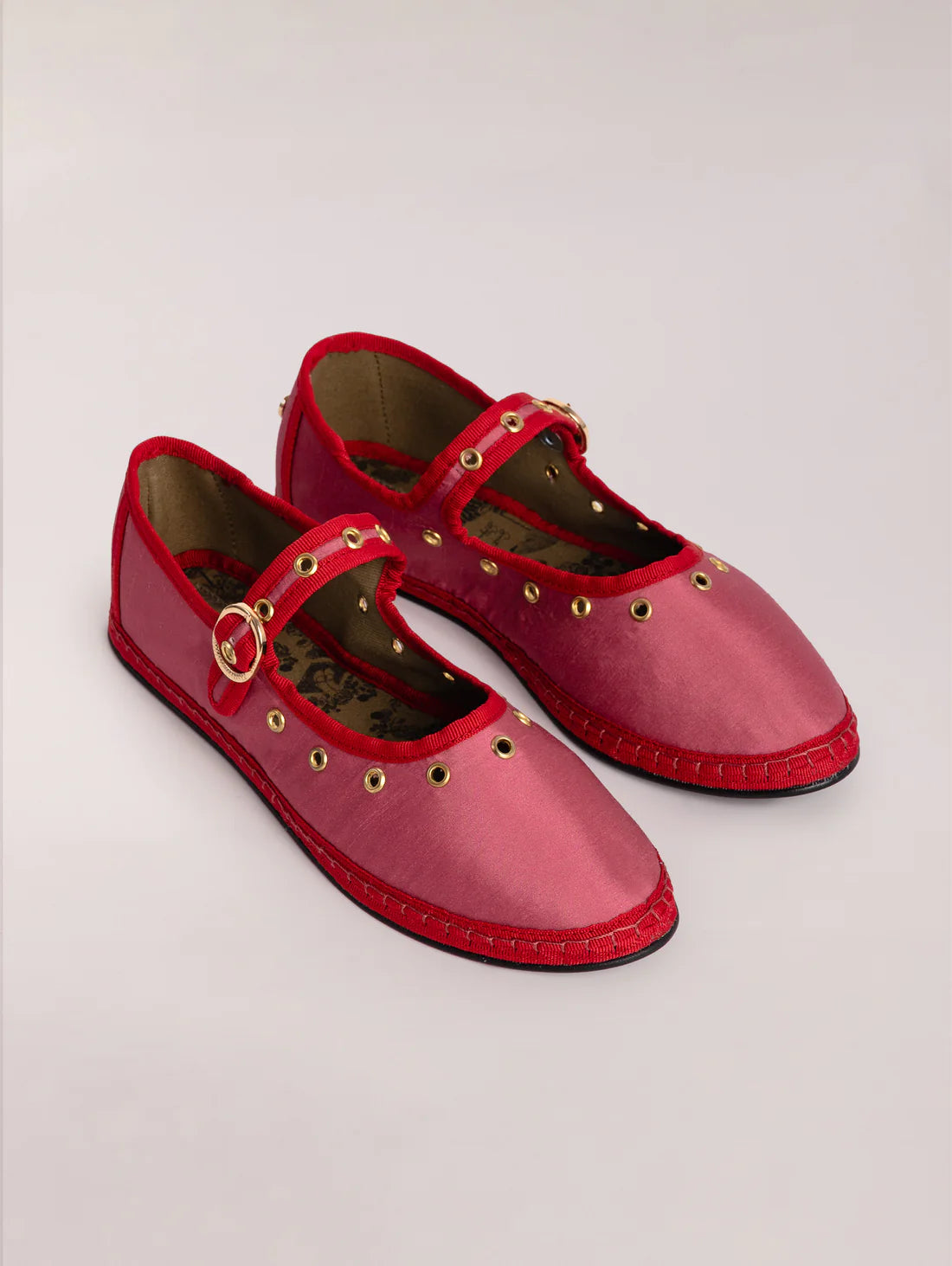 Mary Jane Studs Pink