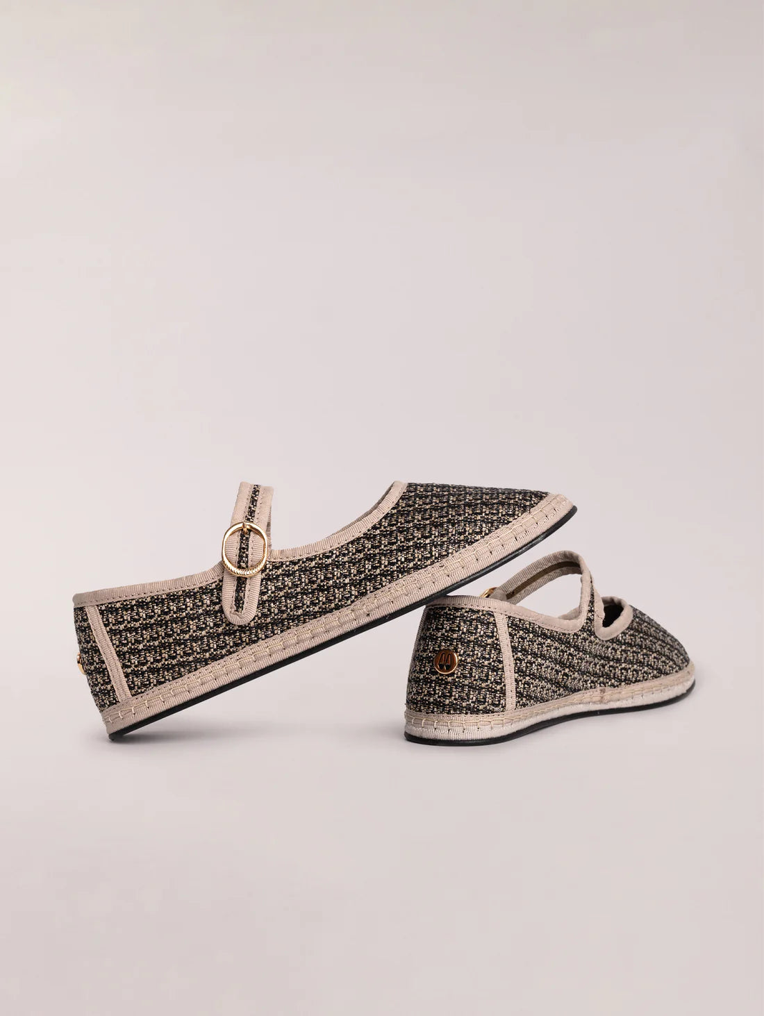 Mary Jane Jacquard Black