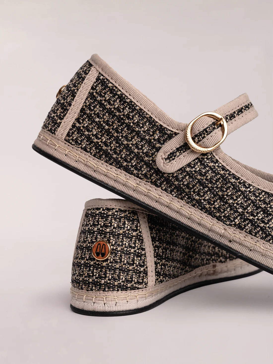 Mary Jane Jacquard Black