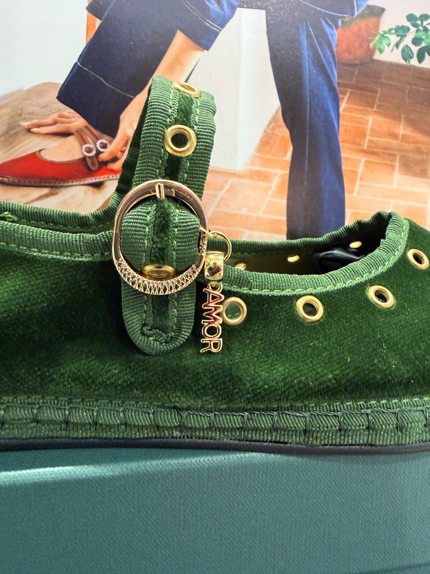 Mary Jane Studs Green Soldier