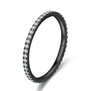 Charcoal Zircon Ring