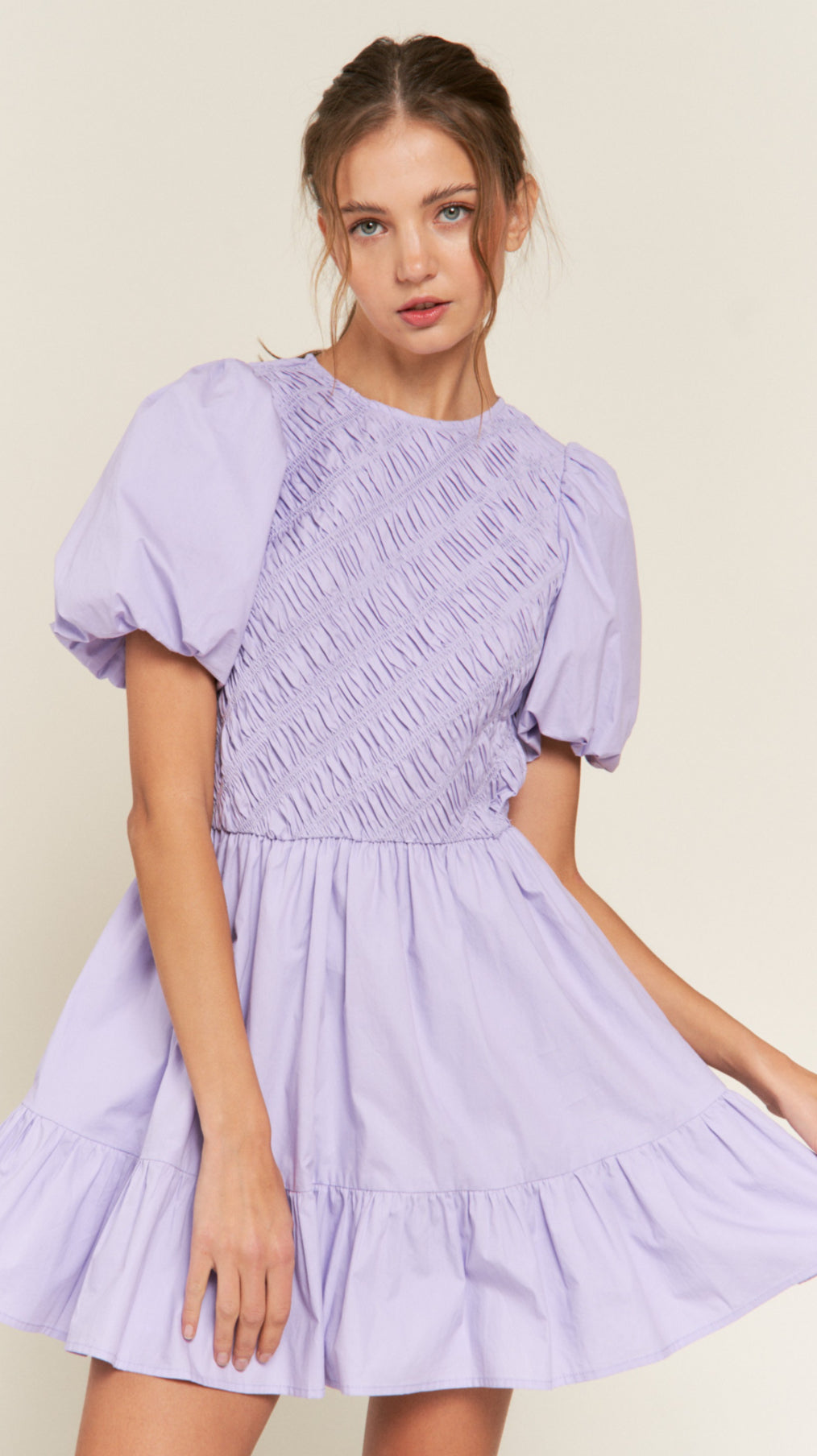 Lavendar Mini Dress