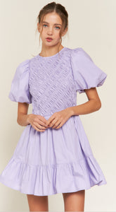 Lavendar Mini Dress