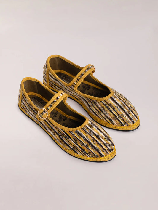 Mary Jane Yellow Stripes